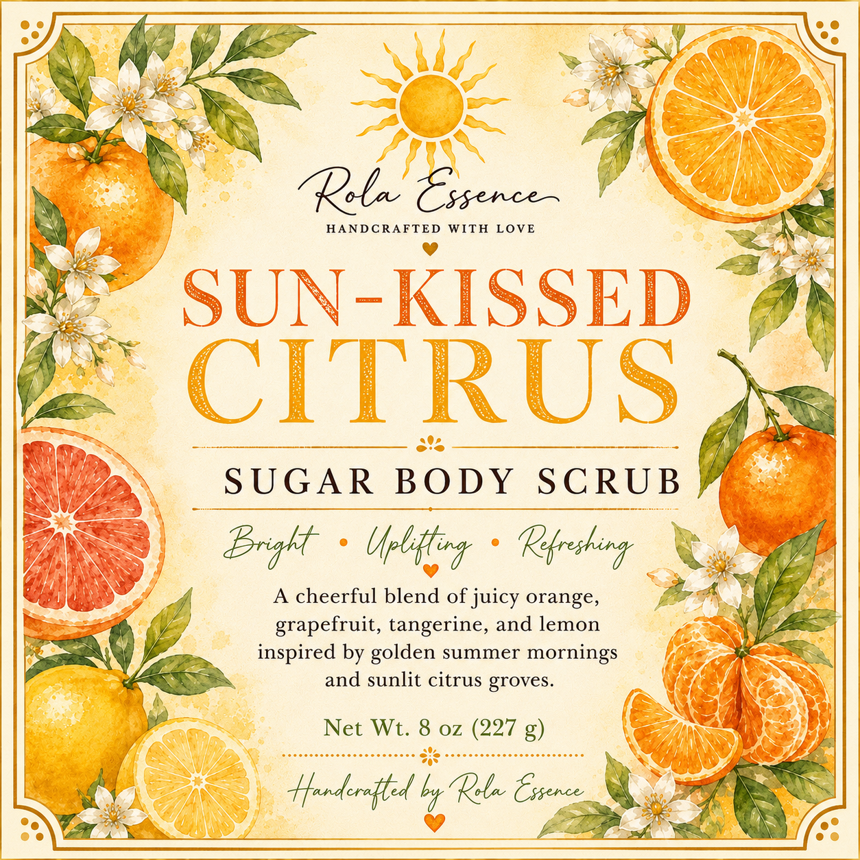 Sun-Kissed Citrus Glow Scrub