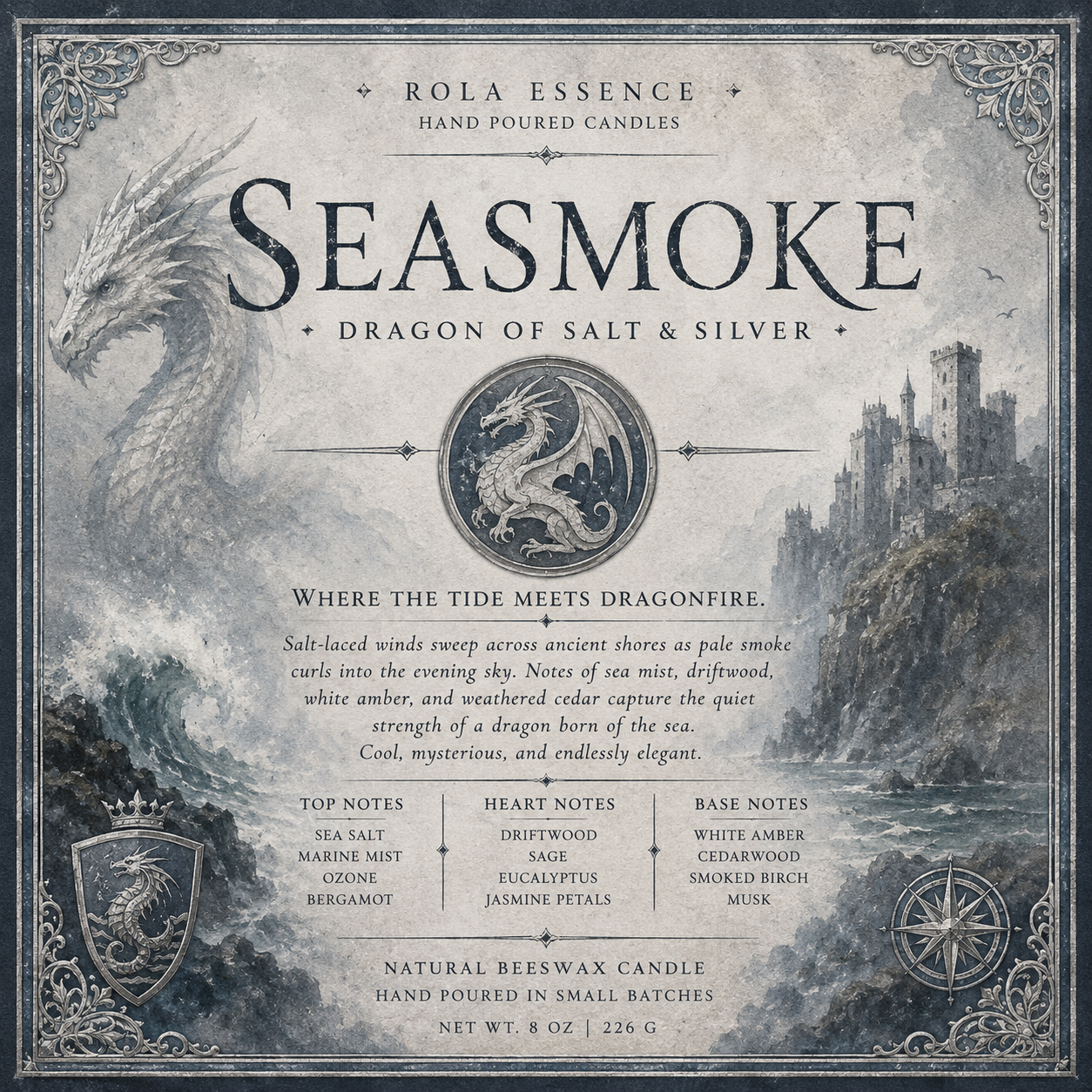Seasmoke - Dragon of Salt & Silver
