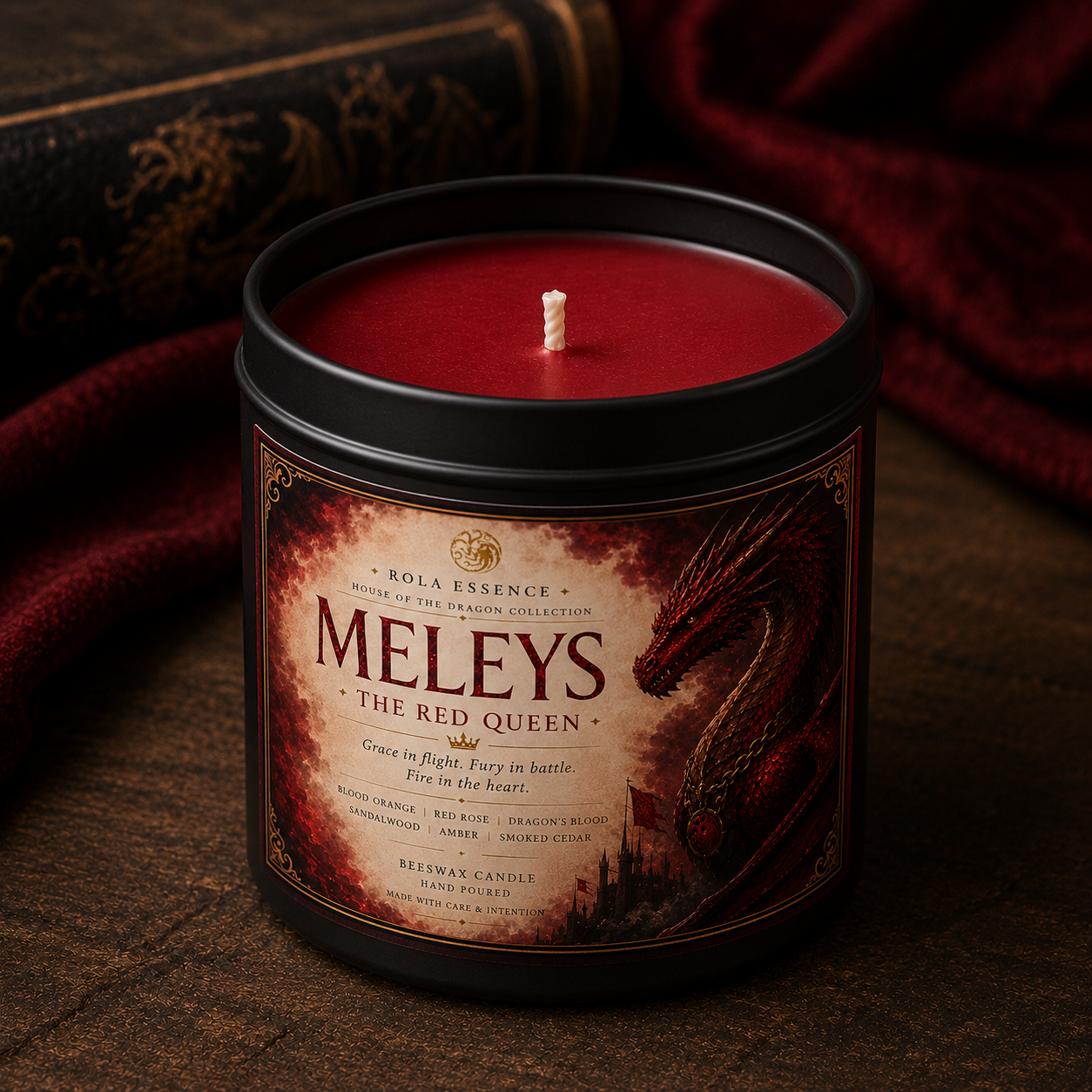 Meleys: The Red Queen Candle