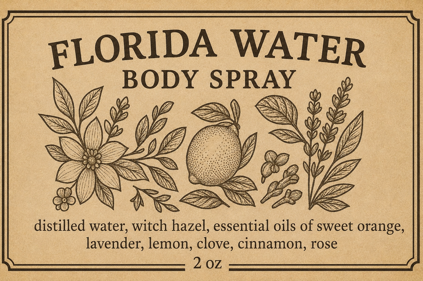Florida Water Body Mist - Cleansing & Uplifting