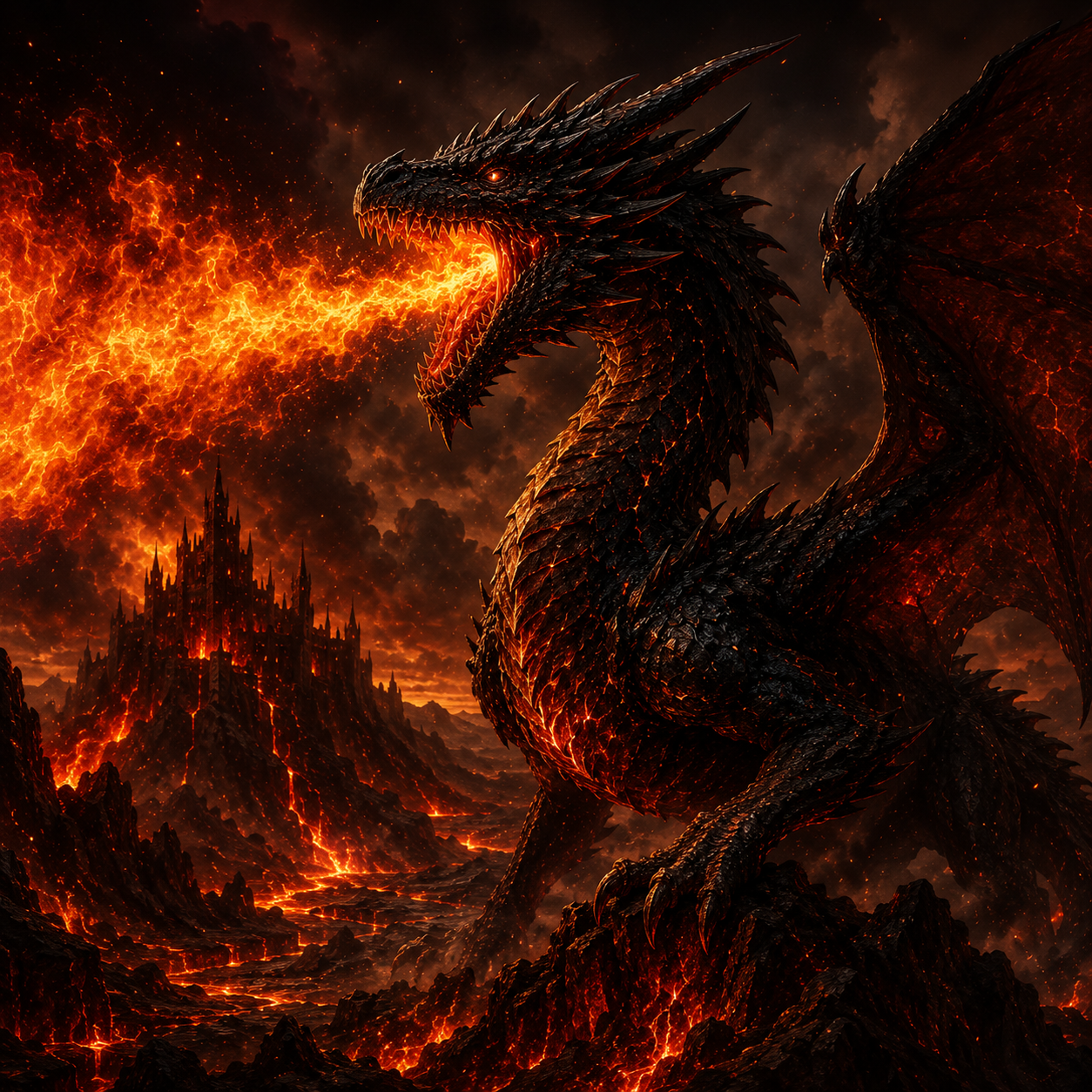 Dragon Fire Candle