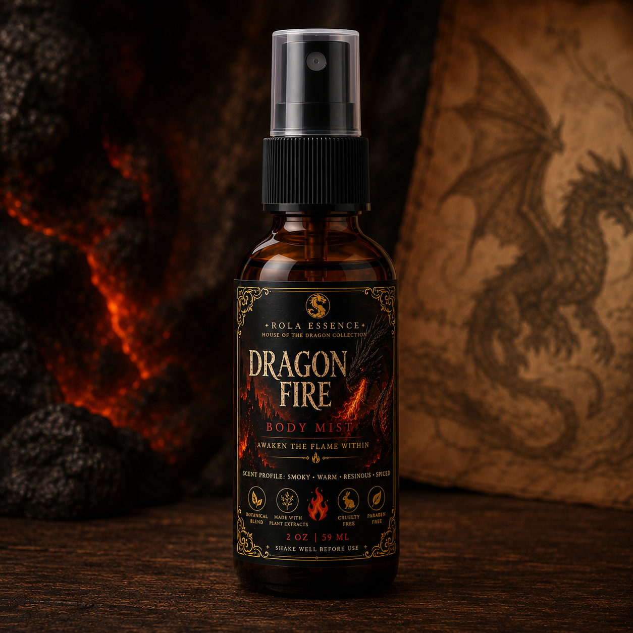 Dragon Fire Body Mist - Ignite the Flame