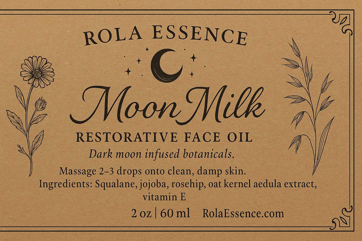 MoonMilk Restorative Face Oil