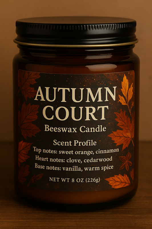 Autumn Court - Court Of Flames Candle