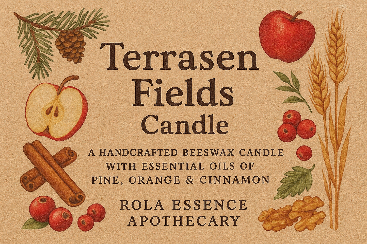 Terrasen Fields Candle