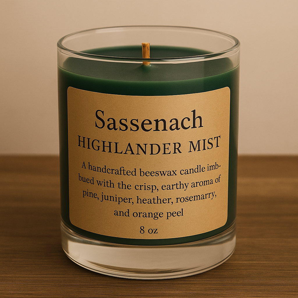 Sassenach Highlander Mist Candle