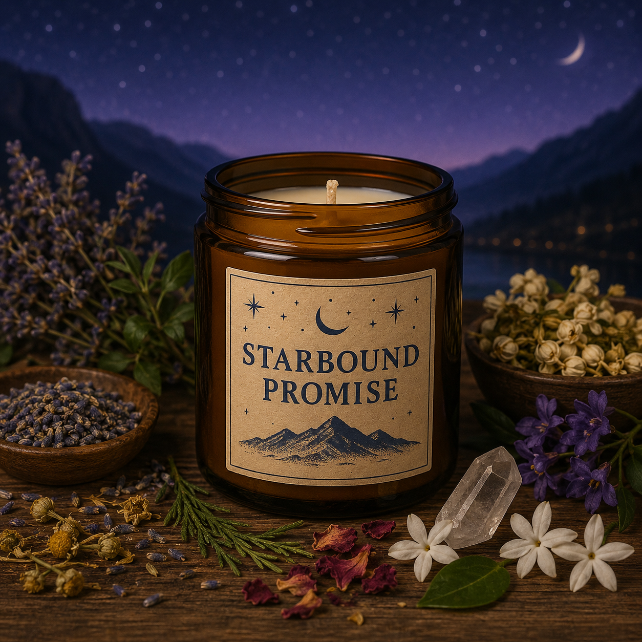 Starbound Promise Candle
