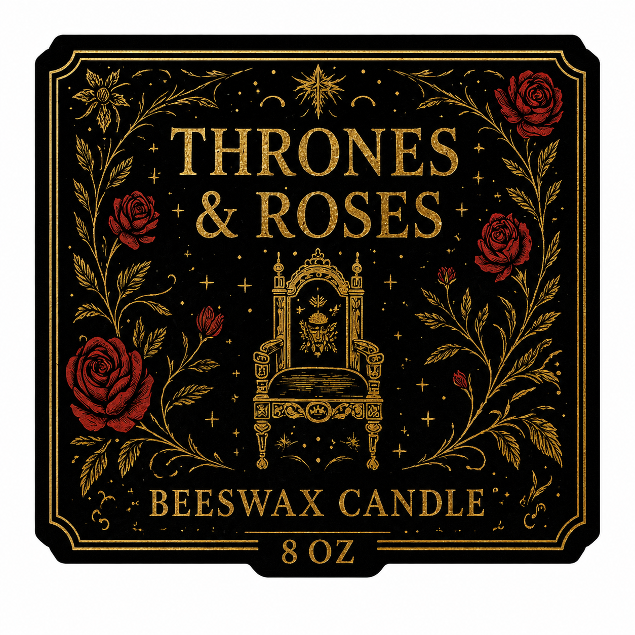 Rose and Thrones ACOTAR Candle