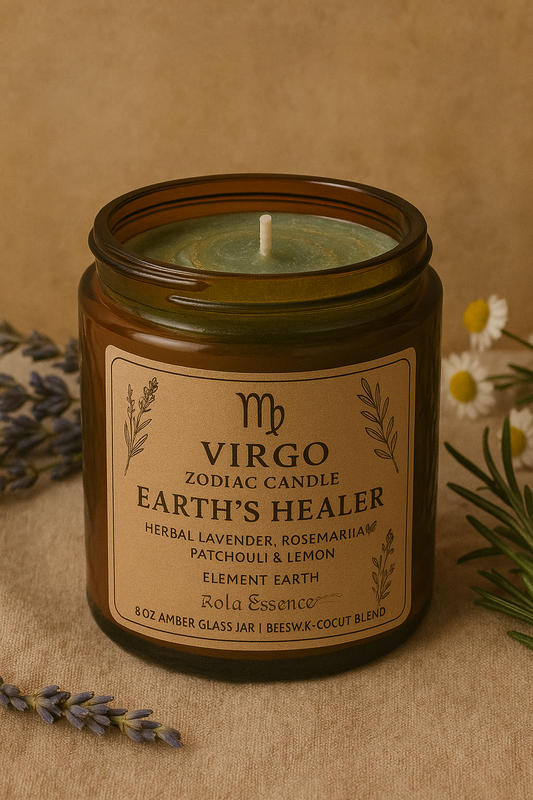 Virgo Zodiac Candle – Earth’s Healer