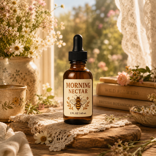 Morning Nectar — De-Puff, Glowing, Brightening Morning Face Oil