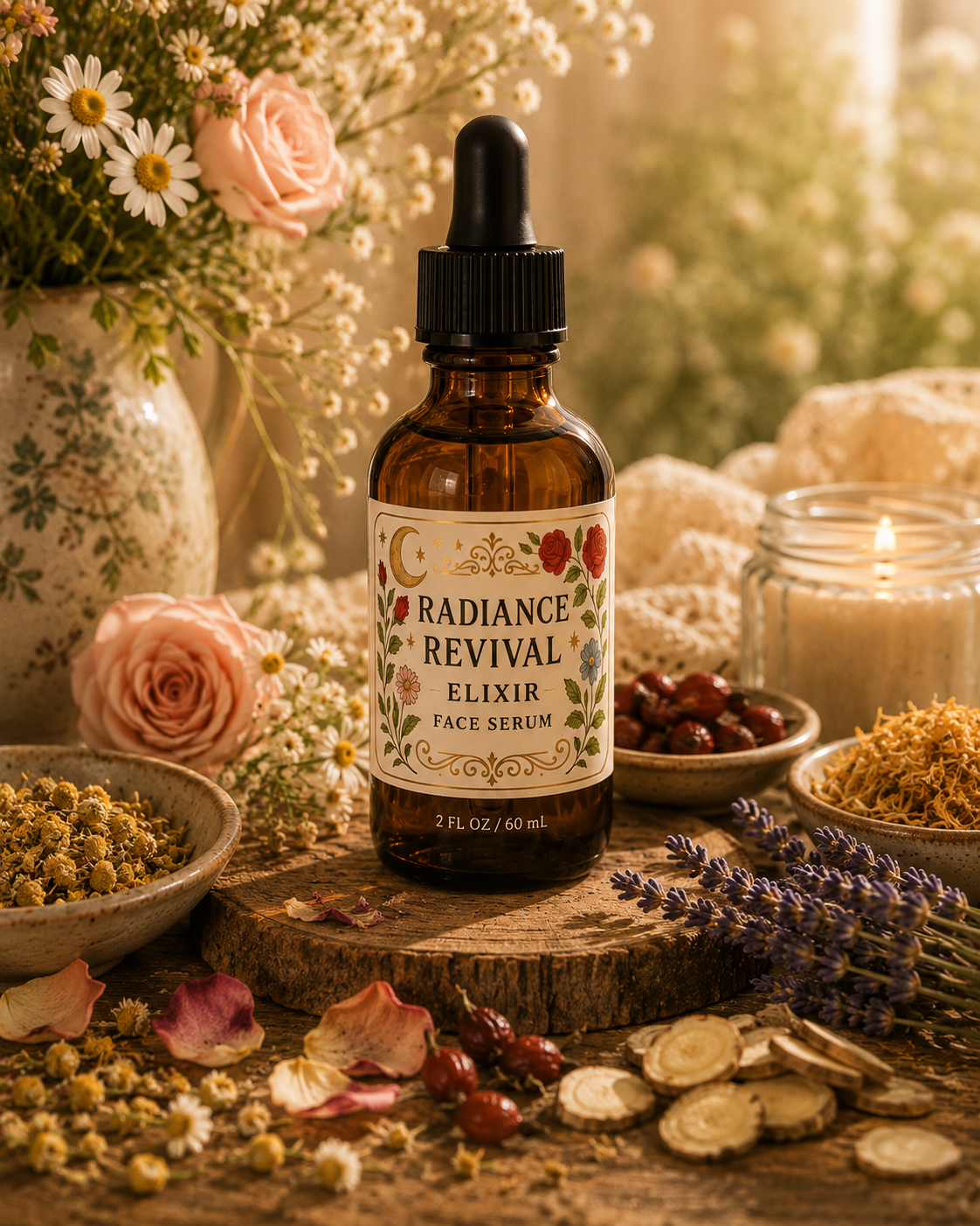 Radiance Revival Elixir Serum - Brightening, Calming, & Balancing