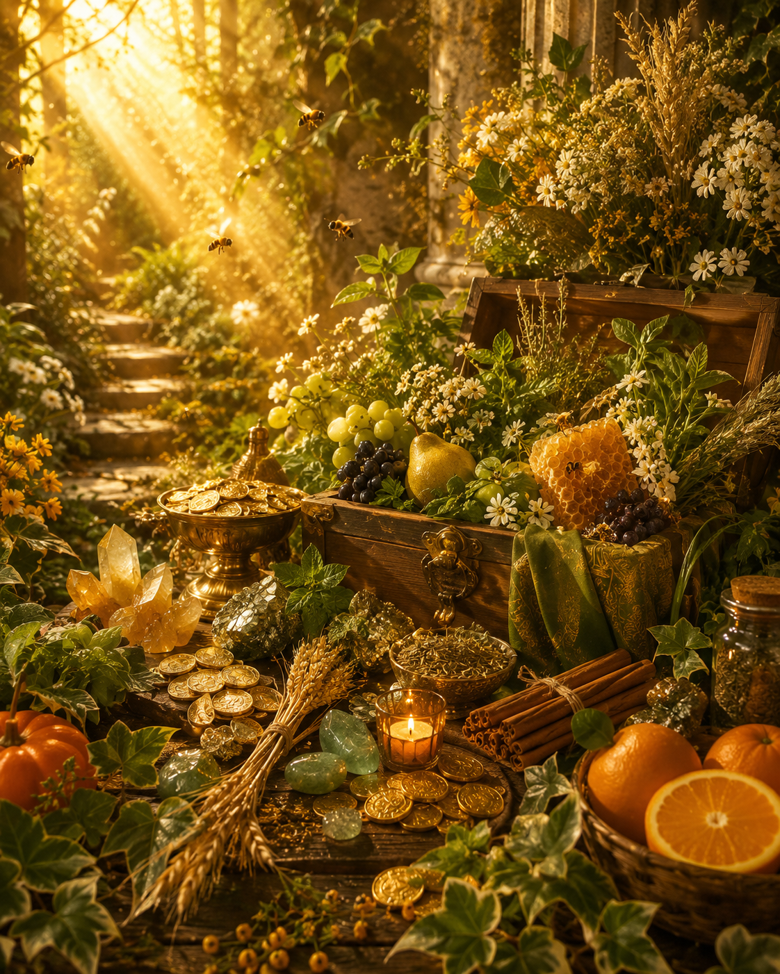 Abundance Bee – Candle of Prosperity