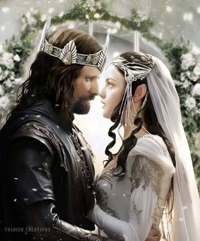 Evenstar’s Promise – The Love of Aragorn and Arwen Candle
