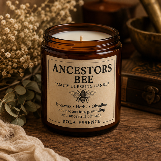 Ancestors Bee — Family Blessing Candle