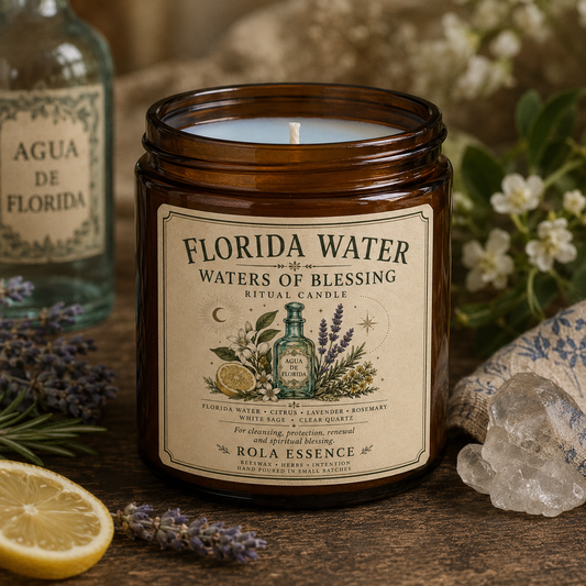 Florida Water Candle – “Waters of Blessing”