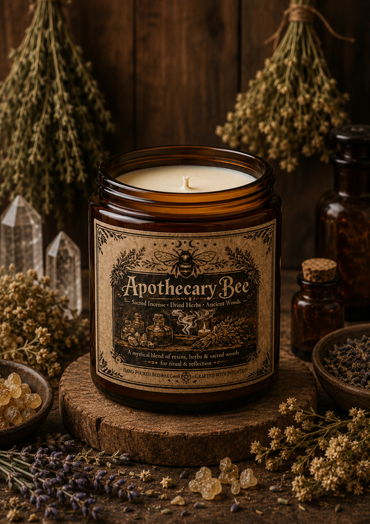Apothecary Bee Candle - Nag Champa Inspired