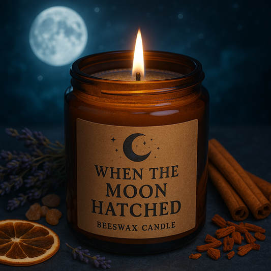 When the Moon Hatched — Beeswax Candle