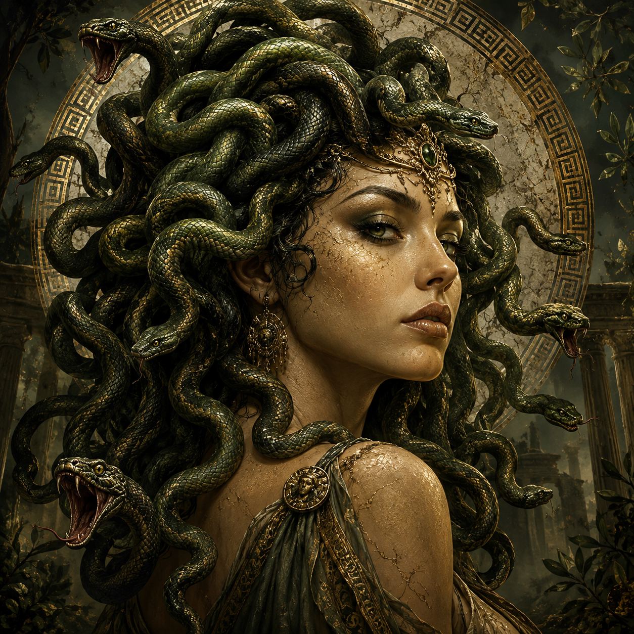 Medusa’s Gaze Candle
