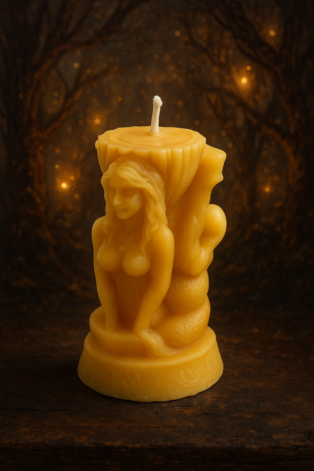 The Triple Flame Goddess Candle