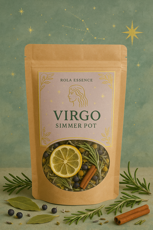 Virgo Simmer Pot – Herbal Clarity & Earthy Calm