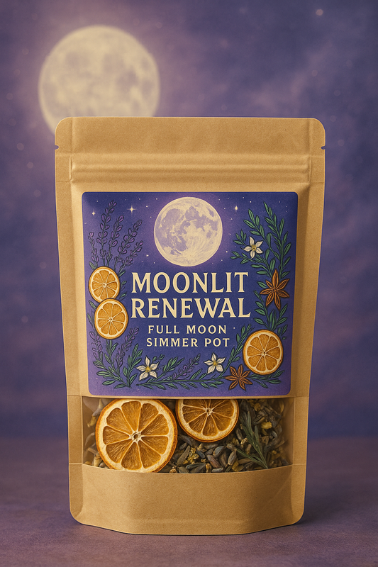 Moonlit Renewal – Full Moon Simmer Pot