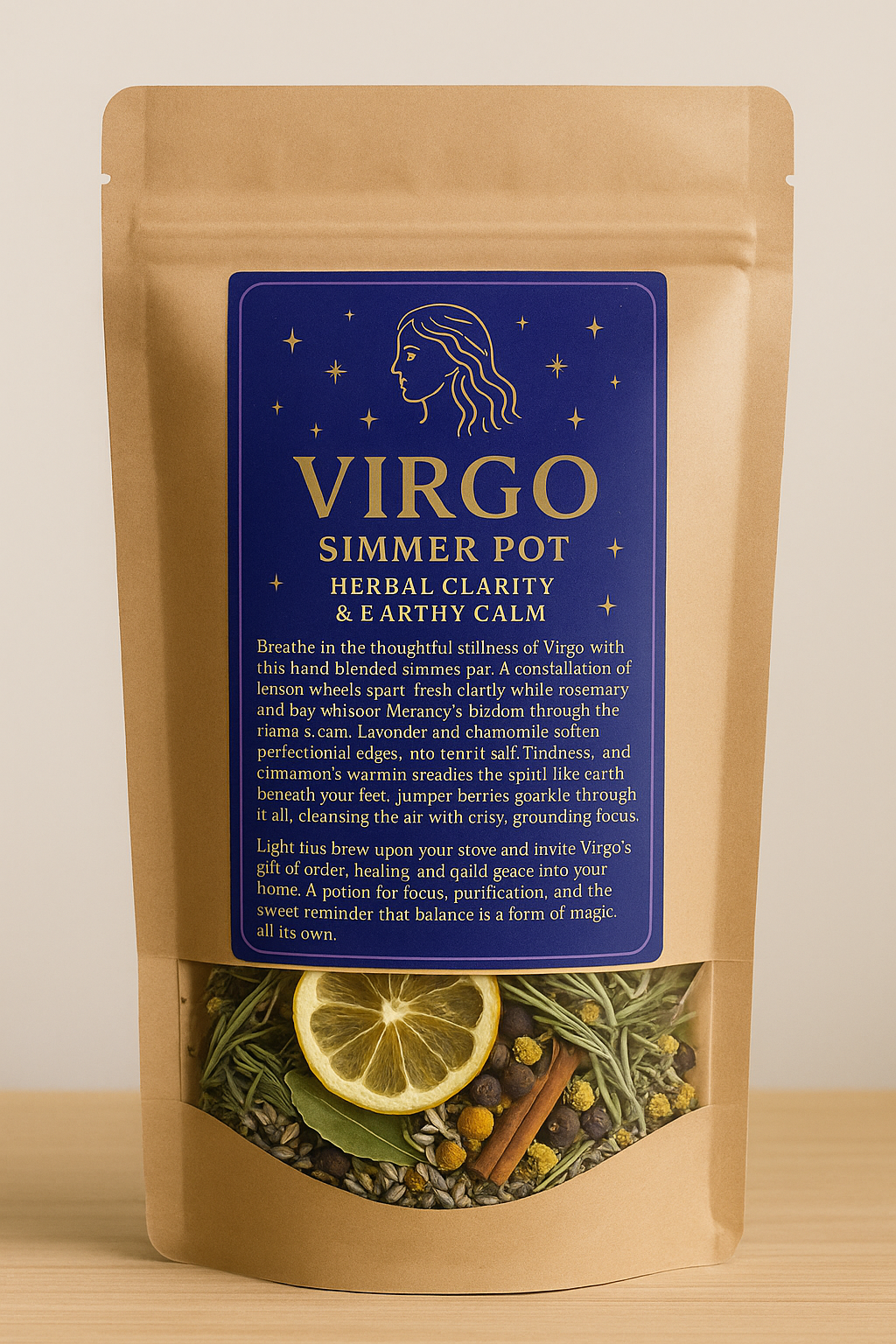 Virgo Simmer Pot – Herbal Clarity & Earthy Calm