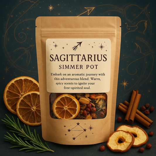 Sagittarius Simmer Pot – Firelight Wanderer