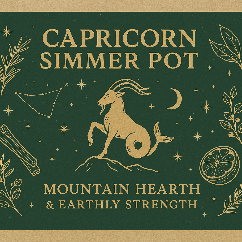 Capricorn Simmer Pot – Mountain Hearth & Earthly Strength