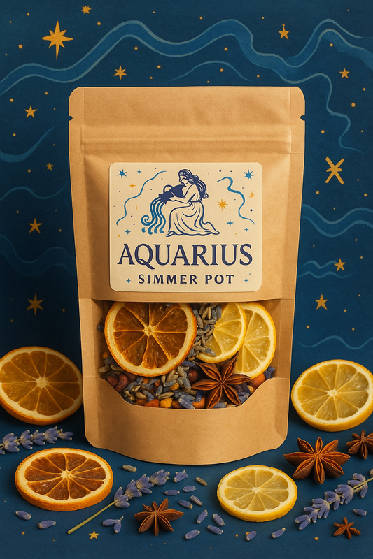 Aquarius Simmer Pot – Starlit Vision & Fresh Currents
