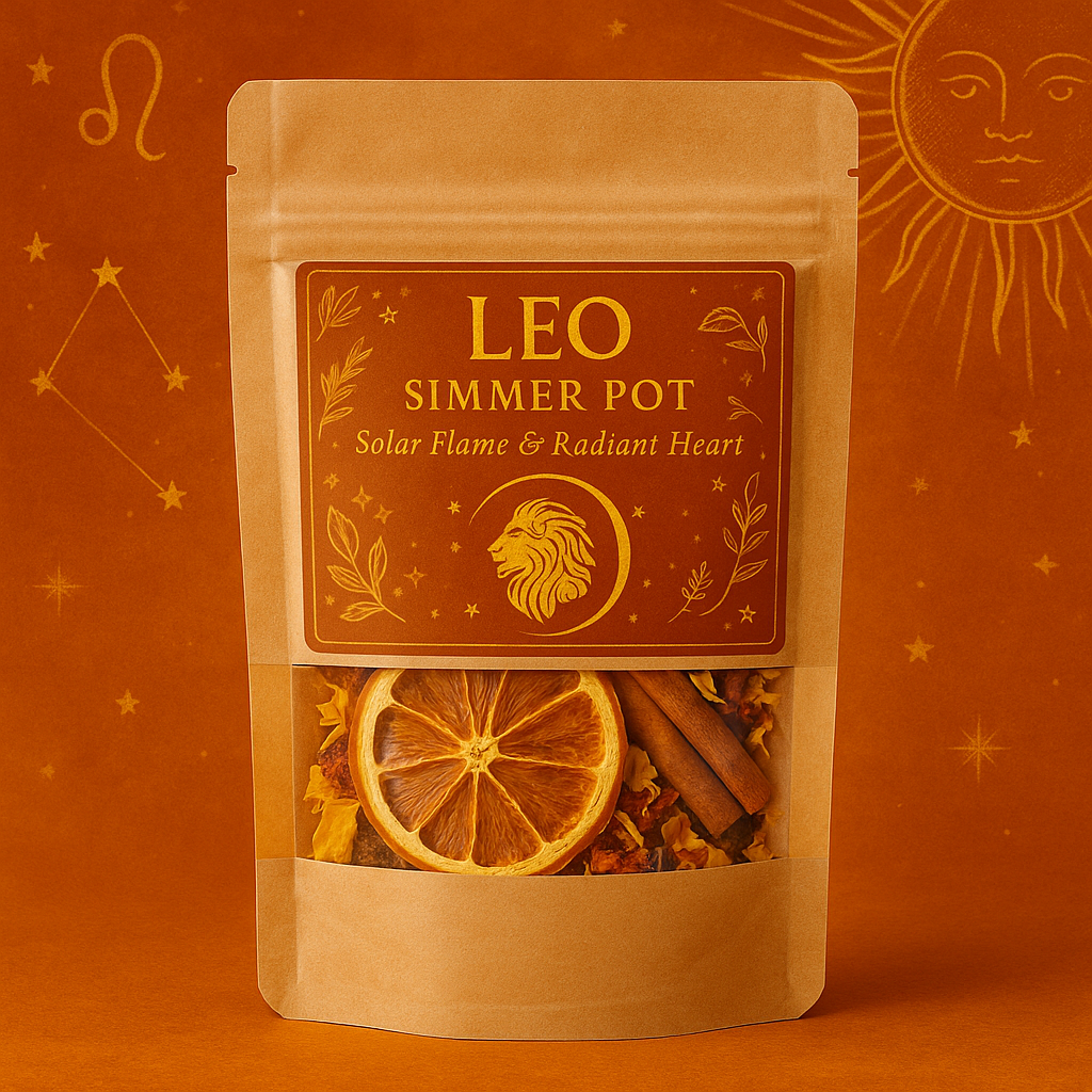 Leo Simmer Pot – Solar Flame & Radiant Heart