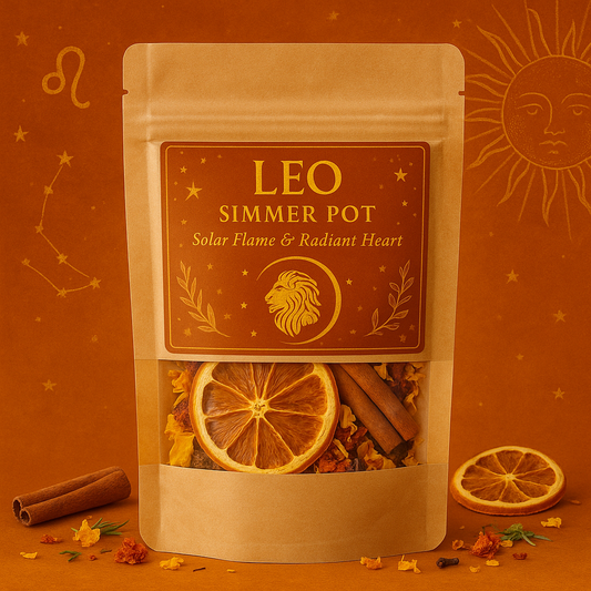 Leo Simmer Pot – Solar Flame & Radiant Heart
