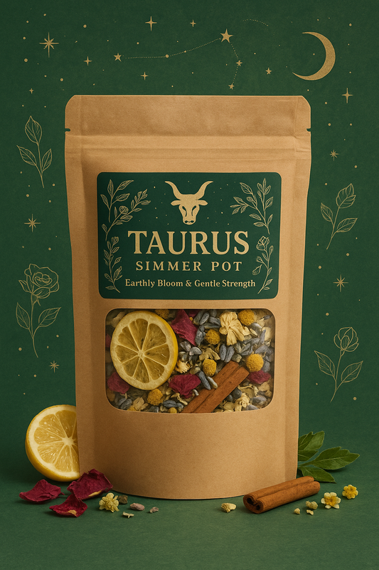 Taurus Simmer Pot – Earthly Bloom & Gentle Strength