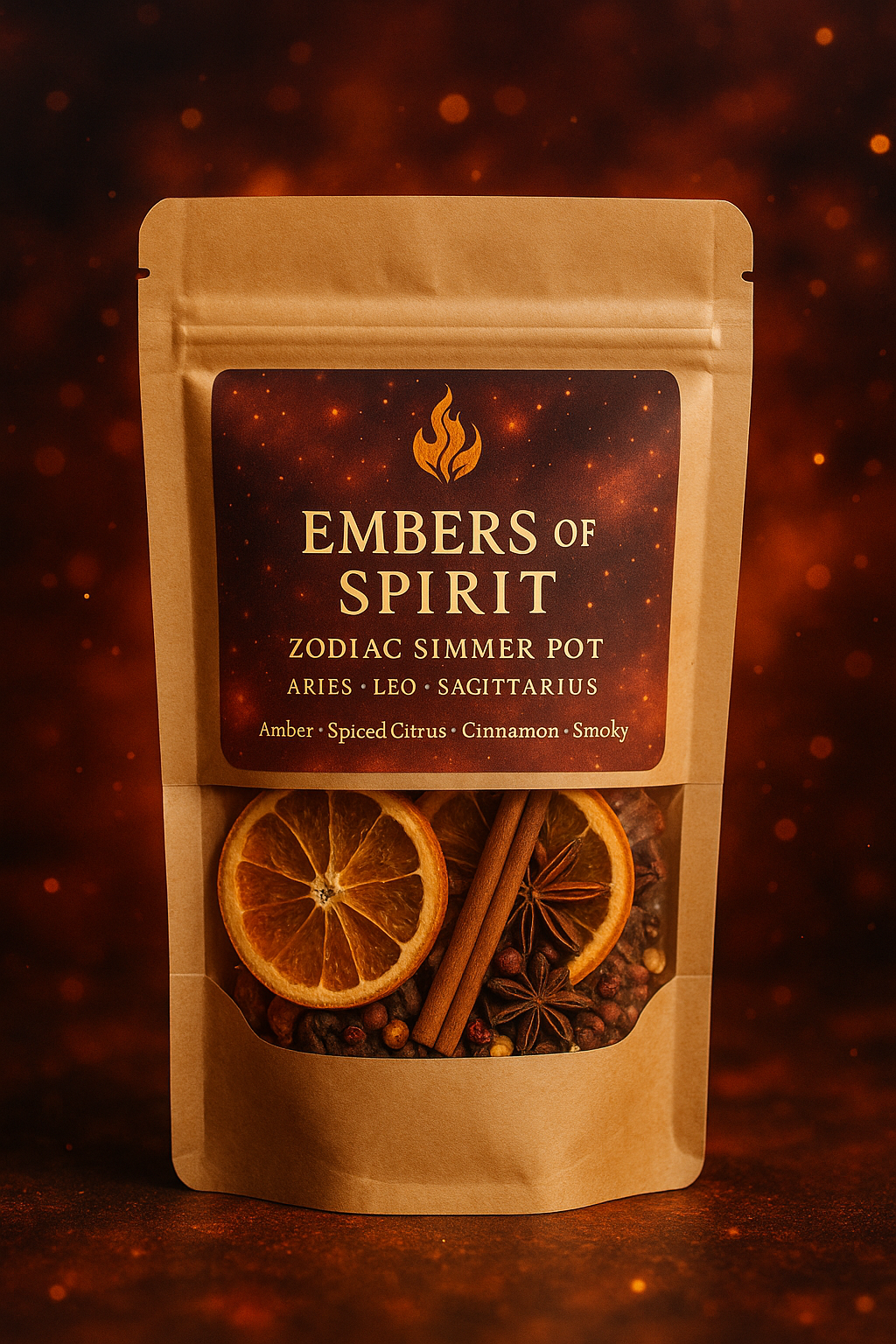 Embers of Spirit - Fire Sign Simmer Pot • Aries • Sagittarius • Leo