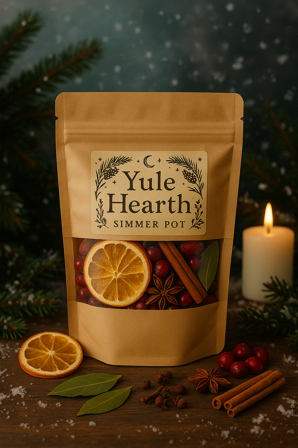 Yule Hearth Simmer Pot