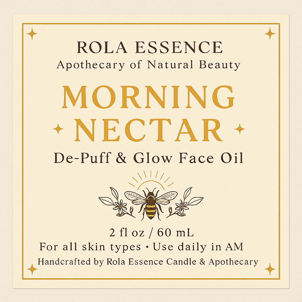 Morning Nectar — De-Puff & Glow Face Oil