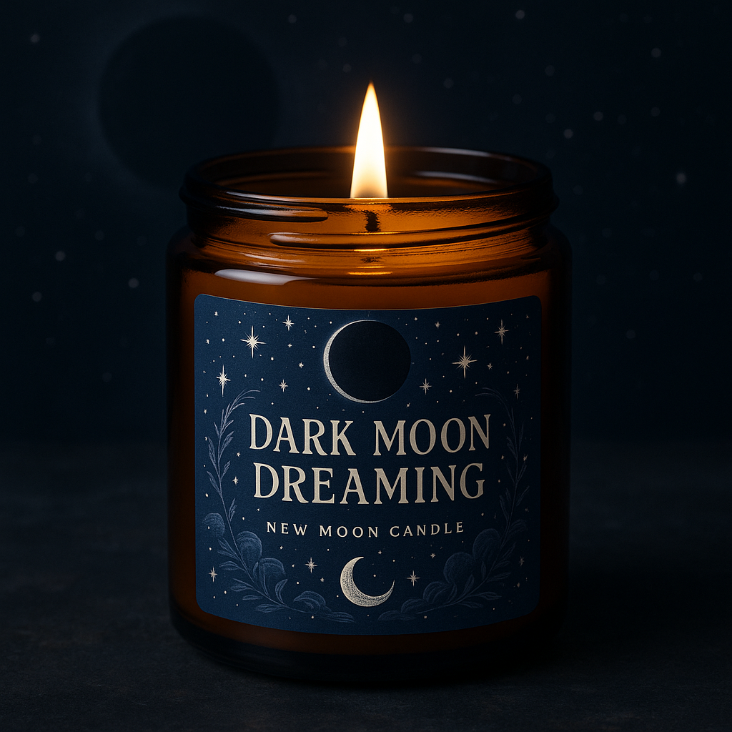 Dark Moon Dreaming – New Moon Candle