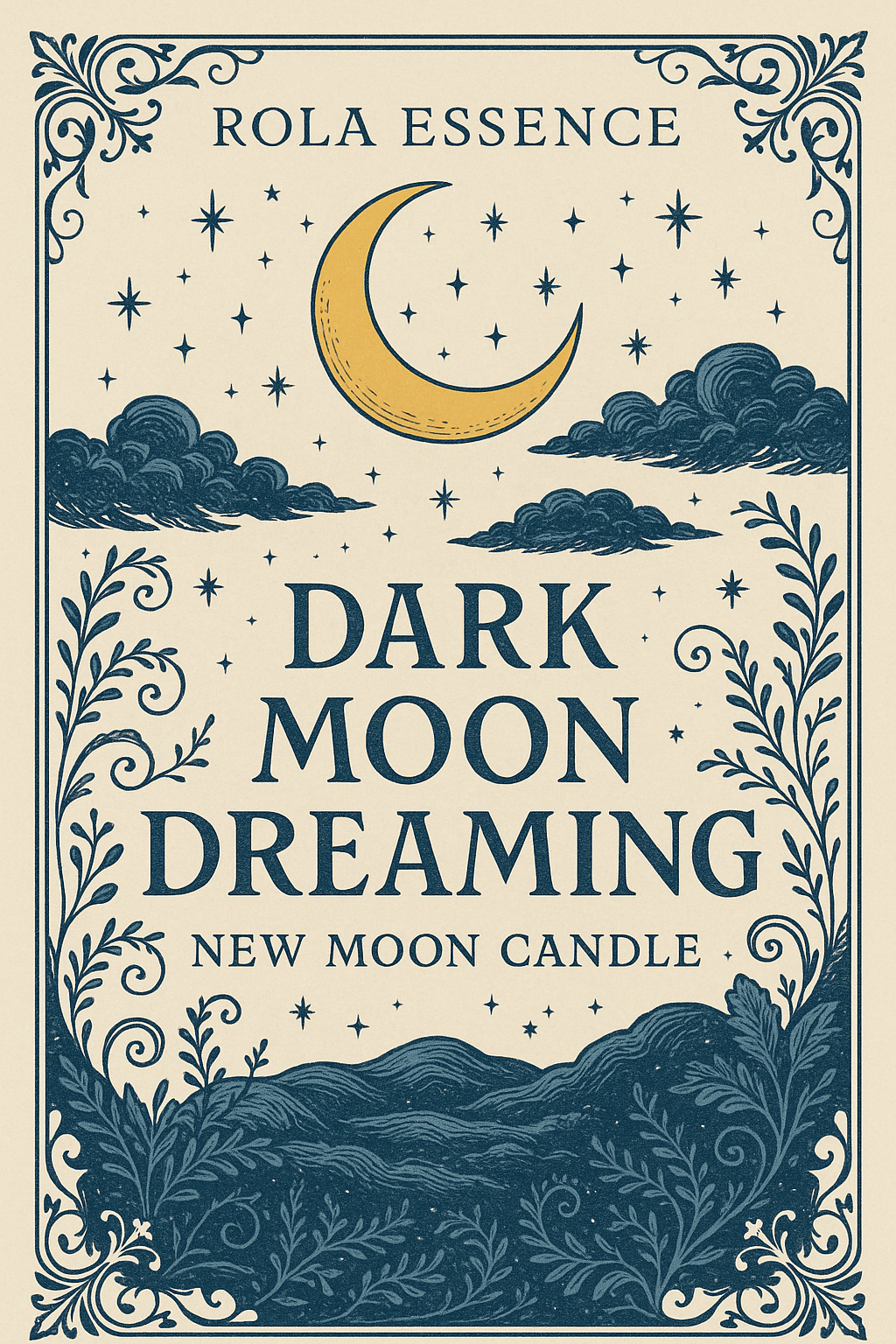 Dark Moon Dreaming – New Moon Candle
