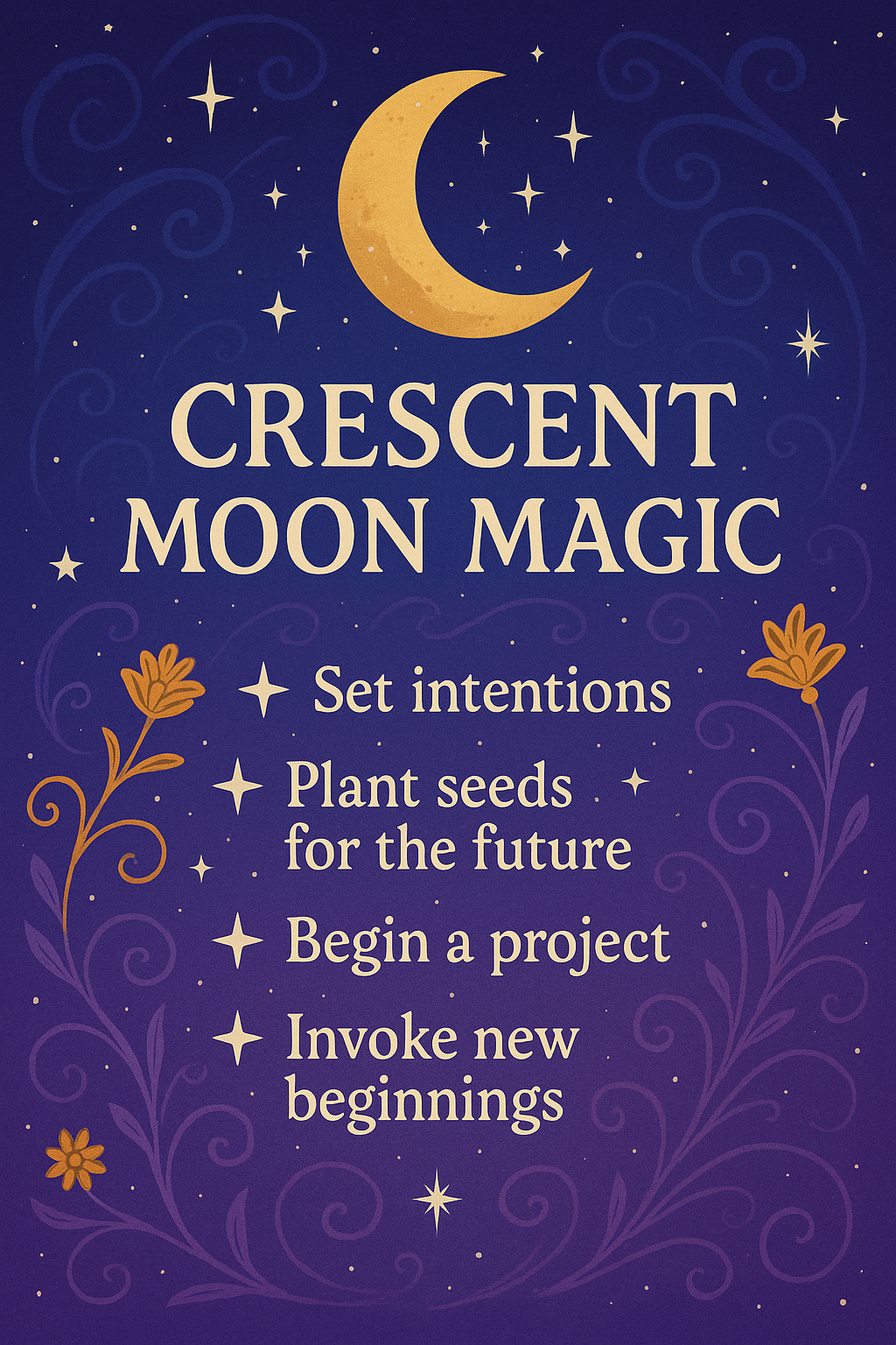 Crescent Promise – Waxing Moon Candle