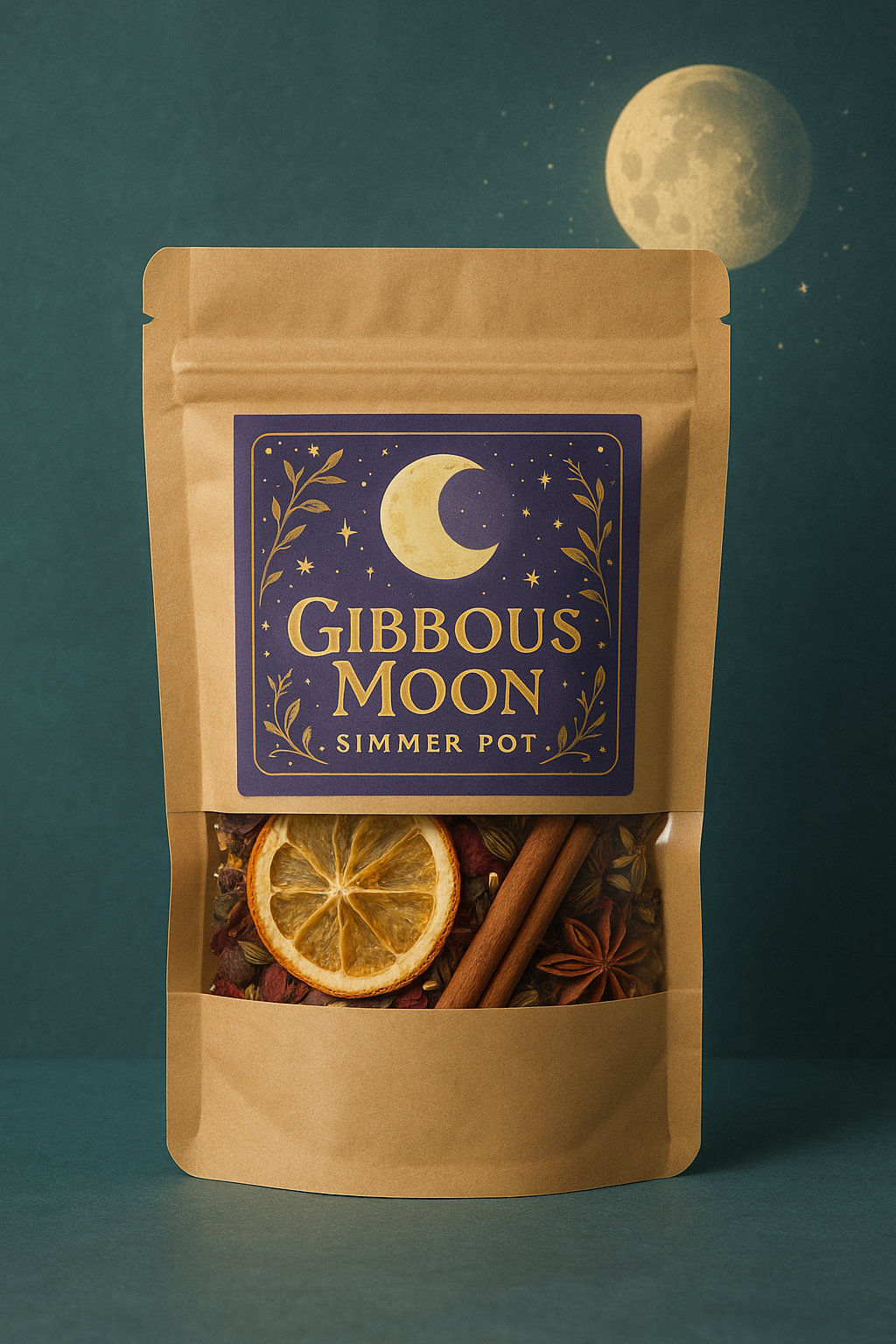 Gibbous Glow – Waxing Gibbous Simmer Pot