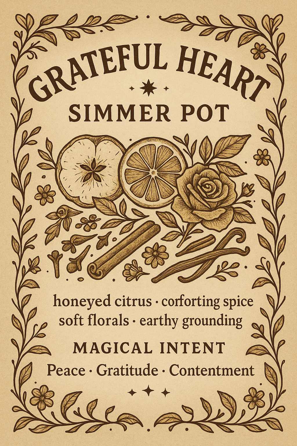 Grateful Heart Simmer Pot