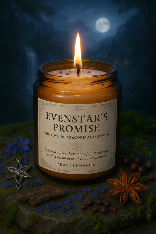 Evenstar’s Promise – The Love of Aragorn and Arwen Candle