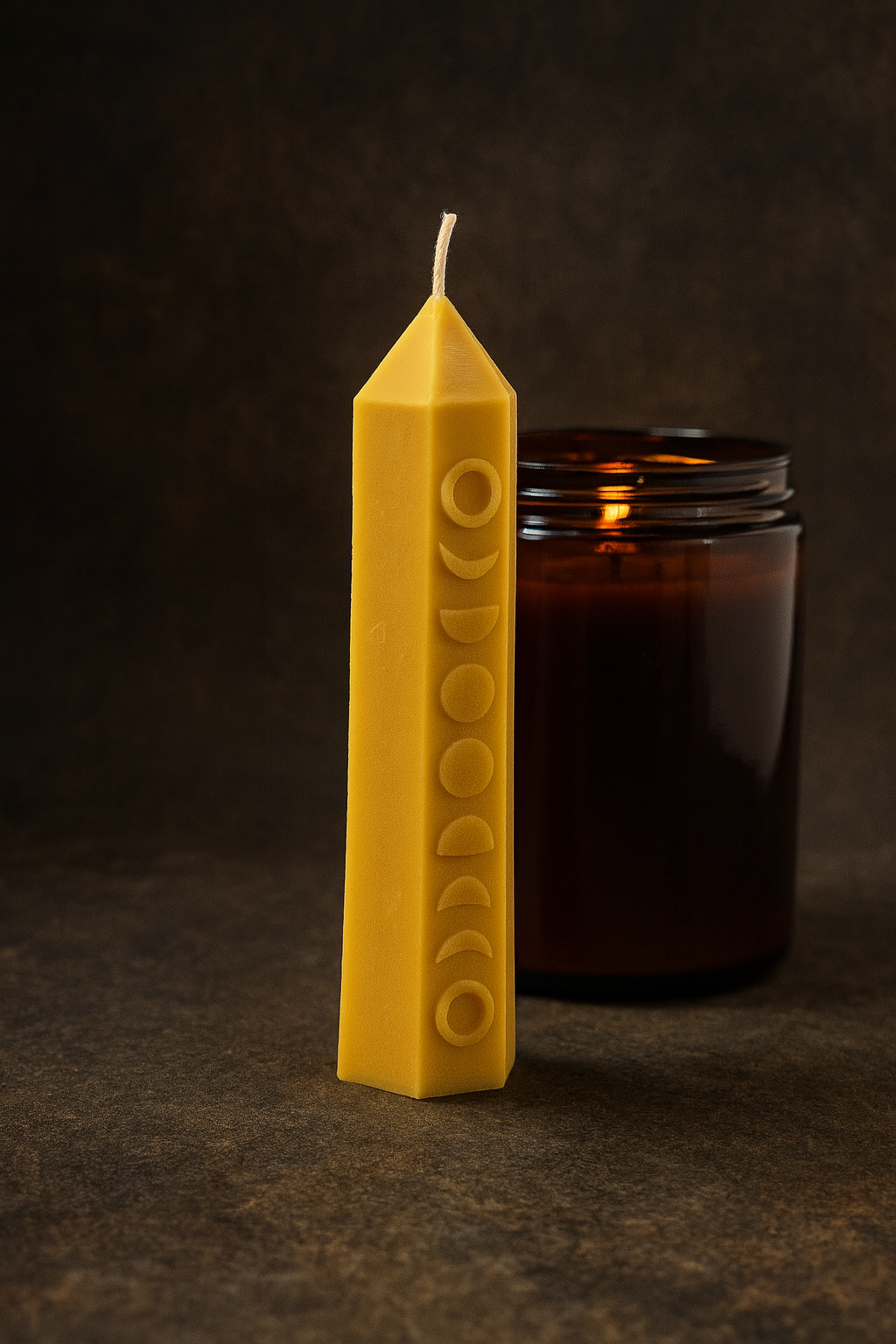 Moon Phase Pillar Candle