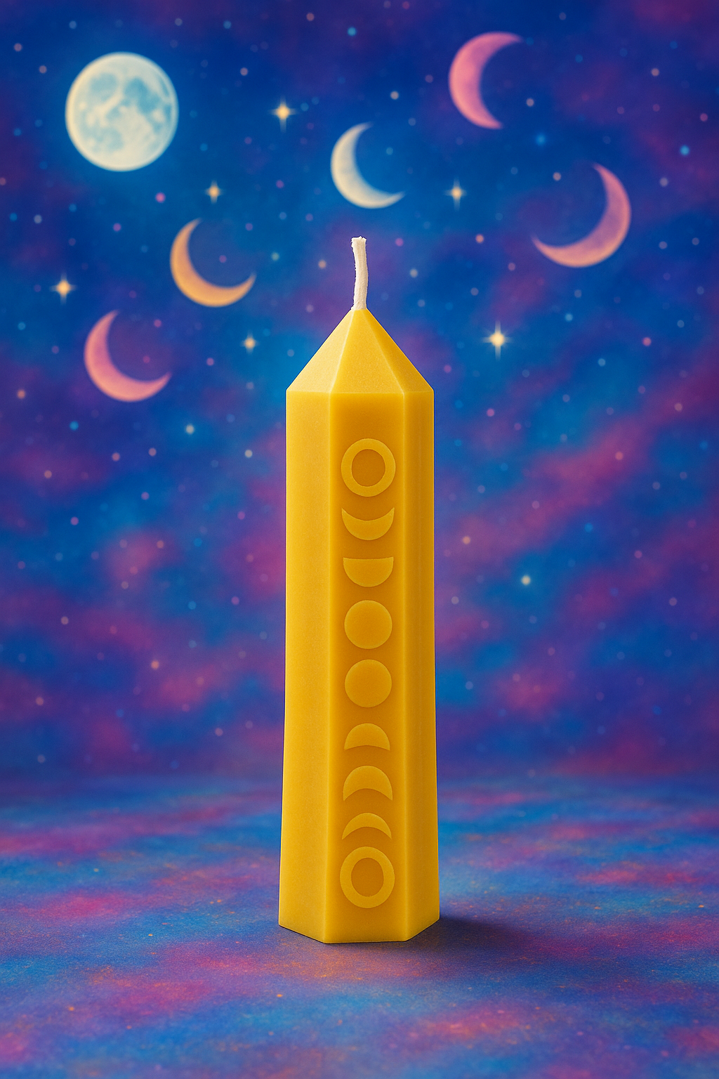 Moon Phase Pillar Candle
