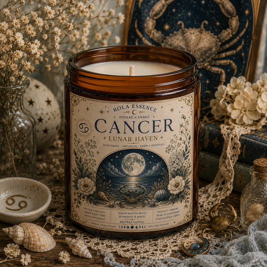 Cancer Zodiac Candle — Lunar Haven