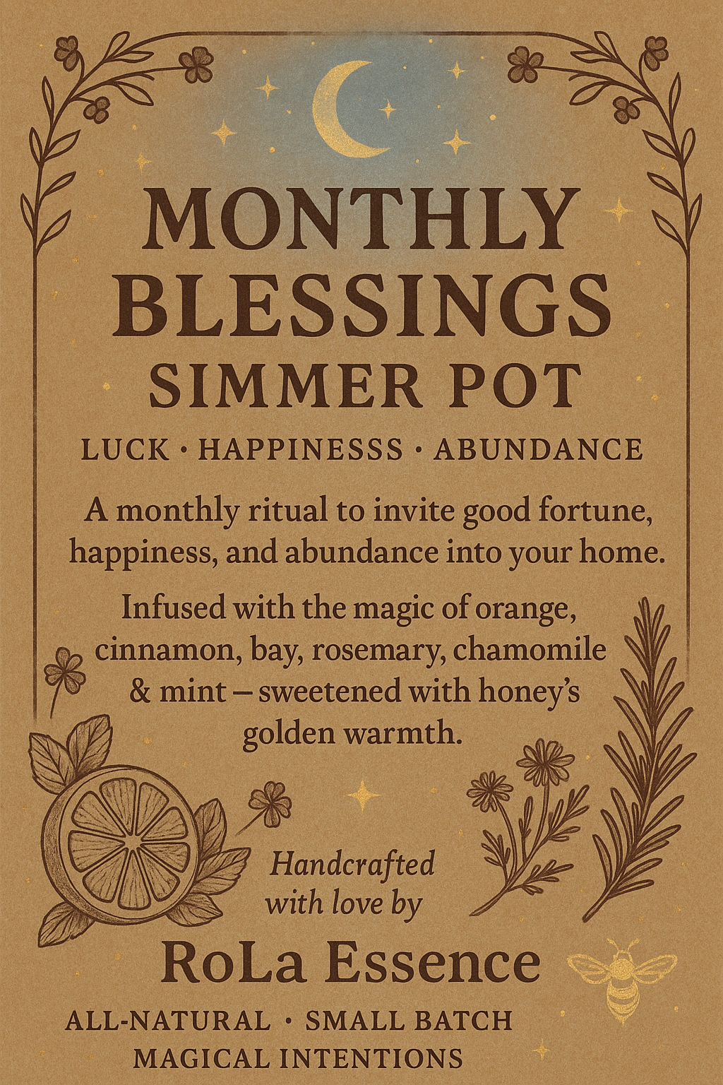 Monthly Blessings Simmer Pot