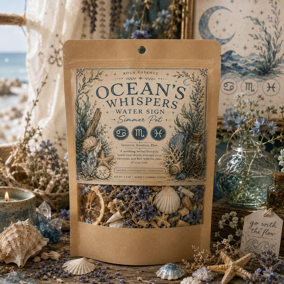 Ocean’s Whisper - Water Sign Simmer Pot • Cancer • Scorpio • Pisces