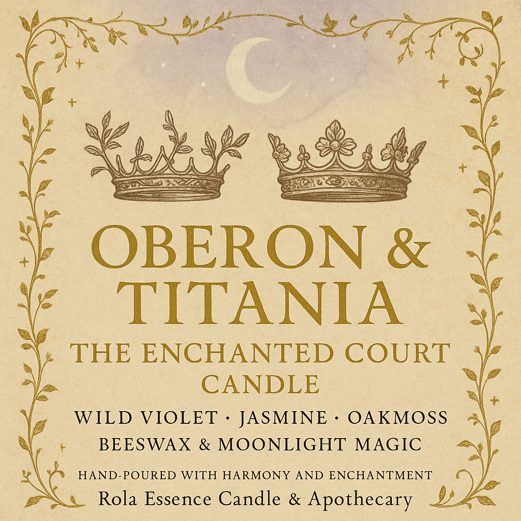 Oberon & Titania — The Enchanted Court Candle