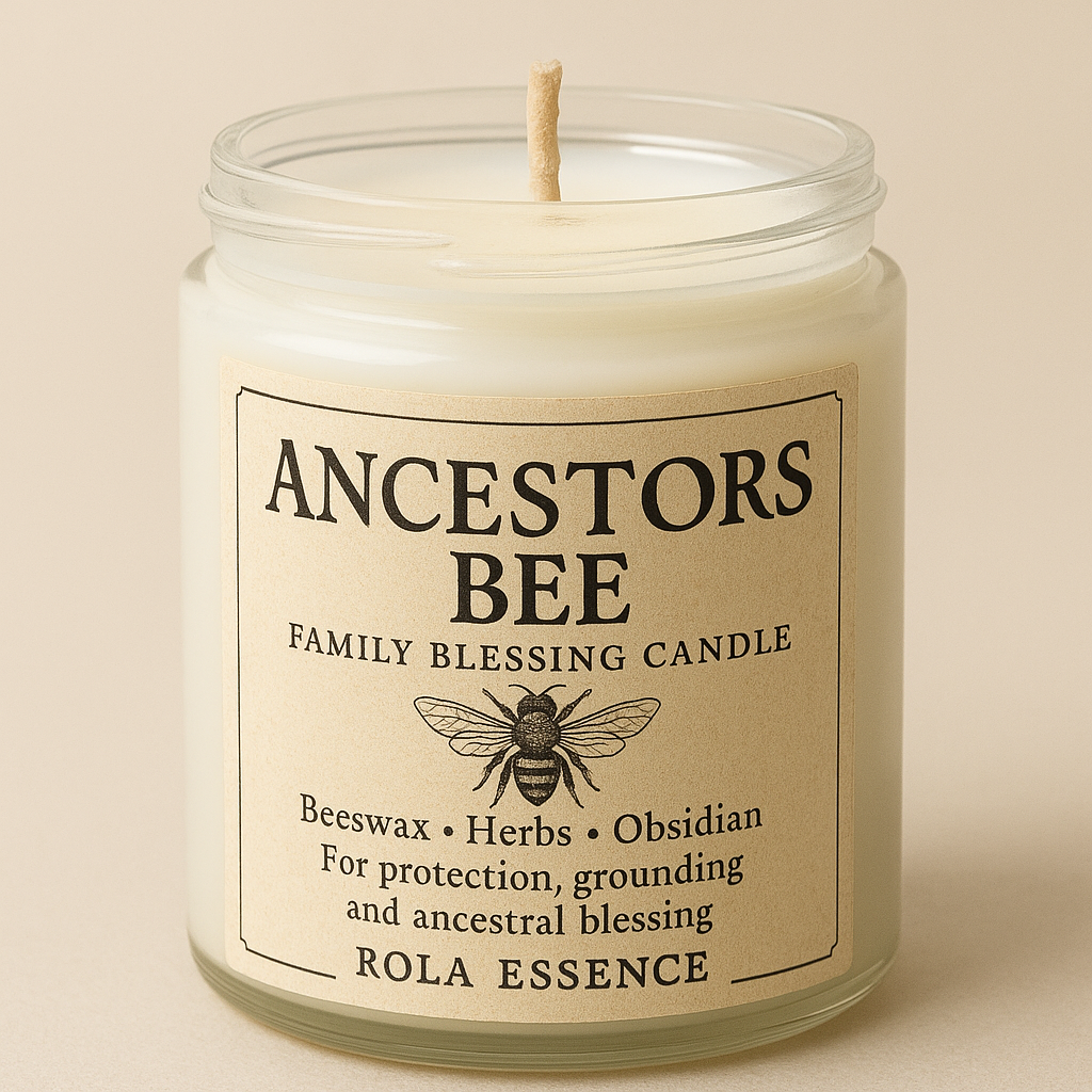 Ancestors Bee — Family Blessing Candle