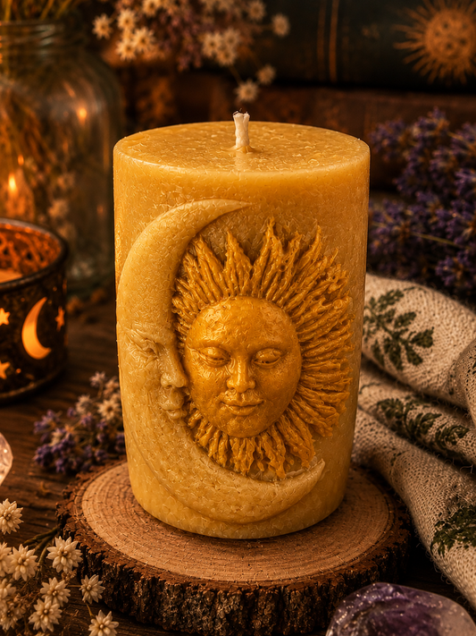 Sol & Selene Beeswax Celestial Candle