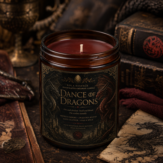 Dance of Dragons Beeswax Candle